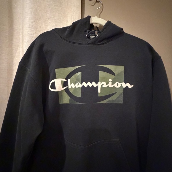 Men's Champion Authentic Athleticwear Hoodie Camouflaged camo Box, Size Large - Picture 2 of 12